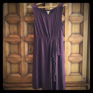 Soma Sleeveless Dress size Medium wine color